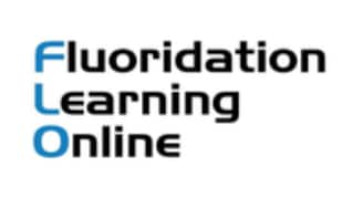 Fluoridation Learning Online logo with the "F, L, O" being blue.